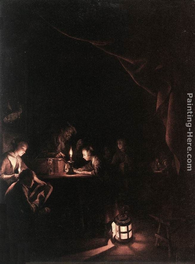 Gerrit Dou The Evening School